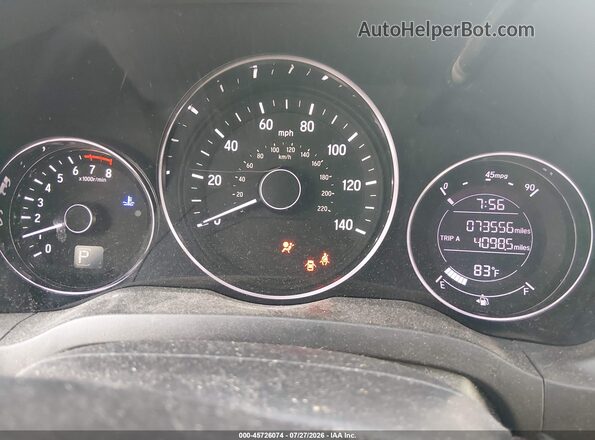 3CZRU5H12MM729569 2021 HONDA HR-V Gray Vista de los asientos traseros