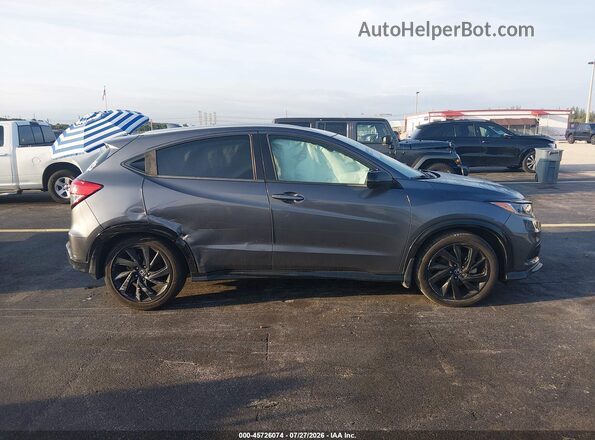 3CZRU5H12MM729569 2021 HONDA HR-V Gray Vista interior trasera