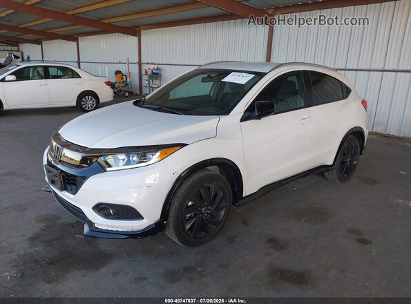 3CZRU5H13MM704521 2021 HONDA HR-V Белый Передняя левая четверть