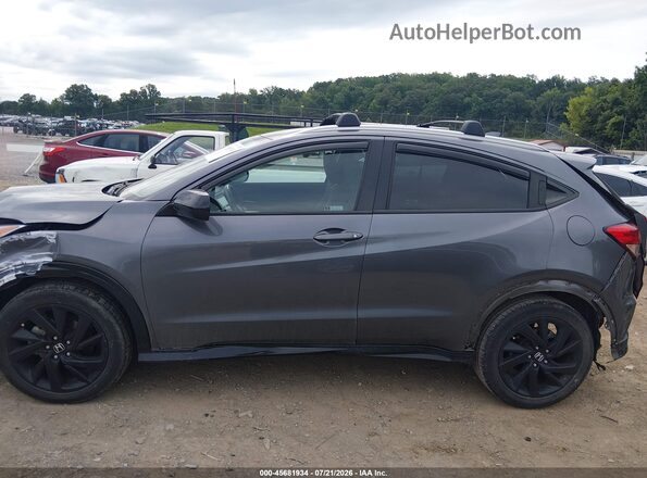 3CZRU5H13MM720444 2021 HONDA HR-V Gray Սալոնի 360 աստիճան տեսք