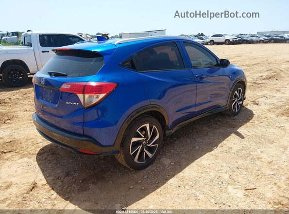 3CZRU5H14KG715314 2019 HONDA HR-V Blue Rear right
