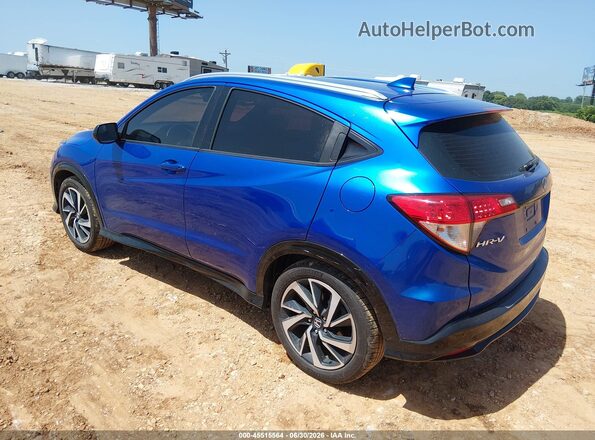 3CZRU5H14KG715314 2019 HONDA HR-V Blue Rear left