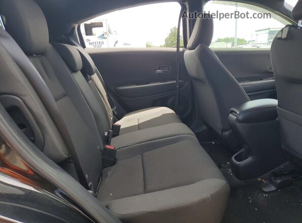 3CZRU5H14KM725374 2019 HONDA HR-V Black Widok wnętrza z tyłu