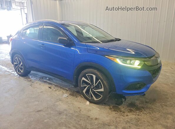 3CZRU5H15KG701714 2019 HONDA HR-V Blue Передня права чверть