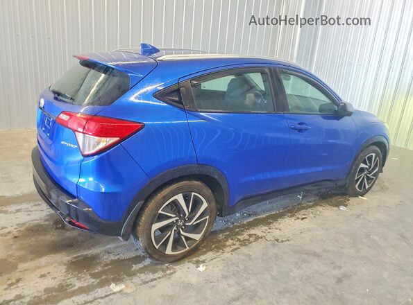 3CZRU5H15KG701714 2019 HONDA HR-V Blue Задня права чверть