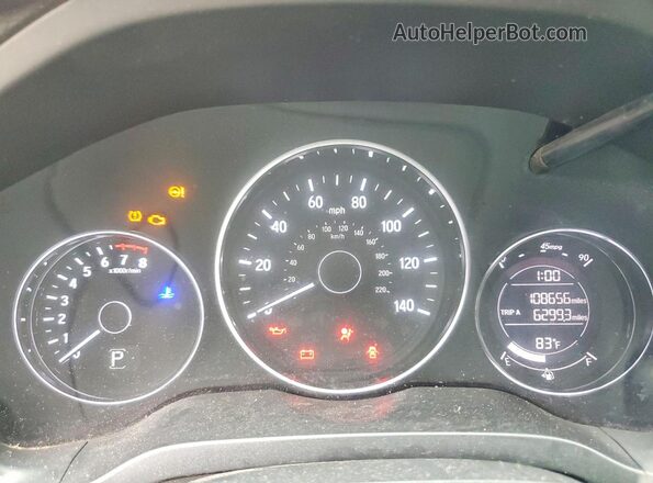 3CZRU5H16KG702791 2019 HONDA HR-V Orange Սարքավորումների վահանակի տեսք