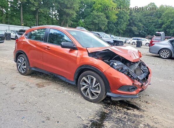3CZRU5H16KG702791 2019 HONDA HR-V Orange Առջևի աջ