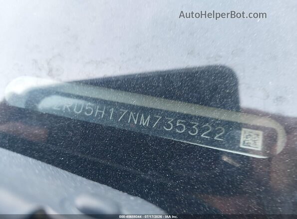 3CZRU5H17NM735322 2022 HONDA HR-V White Engine compartment view