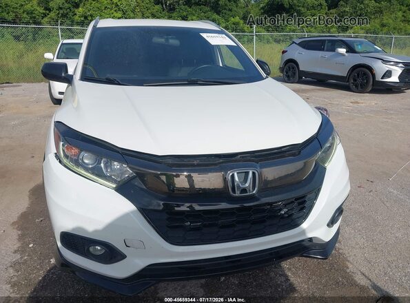 3CZRU5H17NM735322 2022 HONDA HR-V White Instrument cluster view
