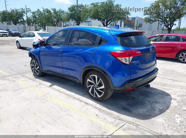 3CZRU5H1XLM714915 2020 HONDA HR-V Синий Задняя левая четверть