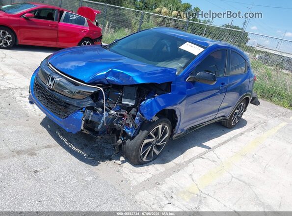 3CZRU5H1XLM714915 2020 HONDA HR-V Синий Передняя левая четверть