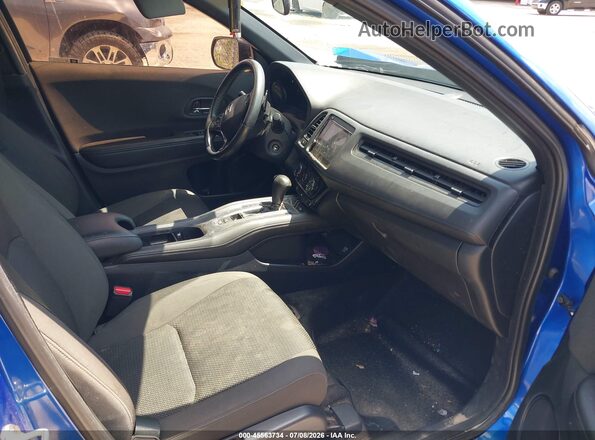 3CZRU5H1XLM714915 2020 HONDA HR-V Синий Вид салона спереди