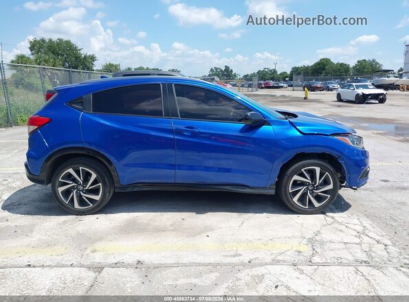 3CZRU5H1XLM714915 2020 HONDA HR-V Синий Панорамный вид салона 360°