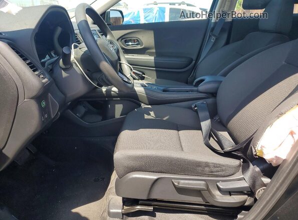 3CZRU5H30LG700151 2020 HONDA HR-V Black Widok wnętrza z przodu
