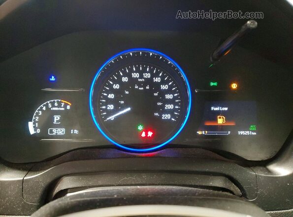 3CZRU5H31LM100465 2020 HONDA HR-V Black Սարքավորումների վահանակի տեսք