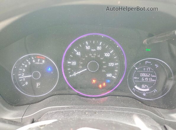 3CZRU5H31LM708342 2020 HONDA HR-V Gray Vista del cuadro de instrumentos