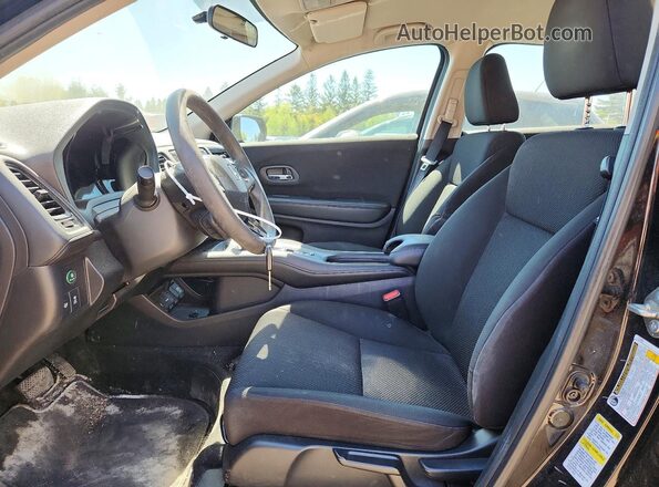 3CZRU5H32GM105552 2016 HONDA HR-V Black Вид салону спереду