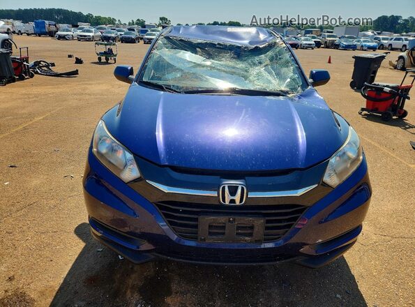 3CZRU5H32GM716178 2016 HONDA HR-V Blue Vista interior trasera