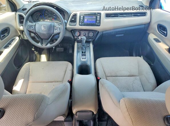 3CZRU5H32GM716178 2016 HONDA HR-V Blue Vista del salpicadero