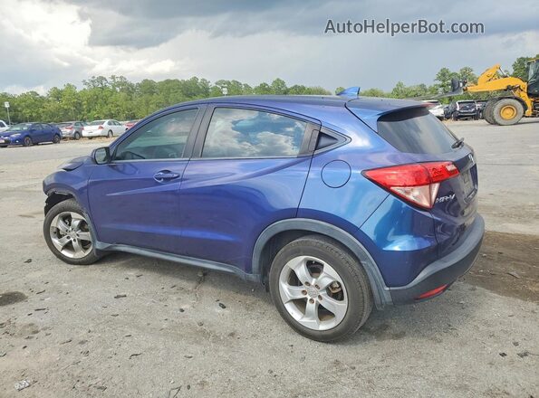 3CZRU5H32HM720619 2017 HONDA HR-V Blue Trasero izquierdo