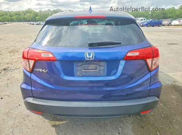 3CZRU5H32HM720619 2017 HONDA HR-V Blue Vista trasera