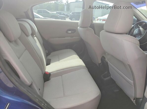 3CZRU5H32HM720619 2017 HONDA HR-V Blue Vista de los asientos traseros