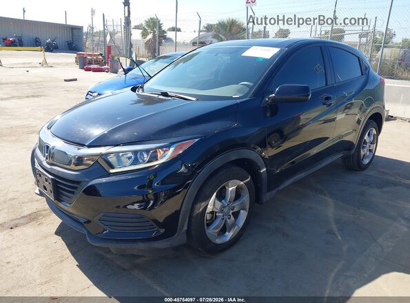 3CZRU5H32LM706681 2020 HONDA HR-V Black წინა მარცხენა ხედი სამი მეოთხედიდან