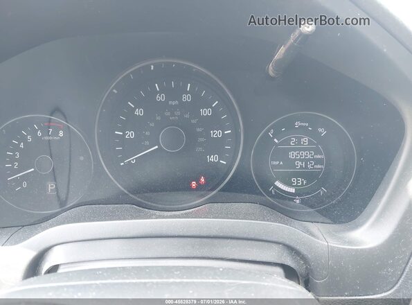 3CZRU5H33HM720810 2017 HONDA HR-V Silver Widok tylnych siedzeń