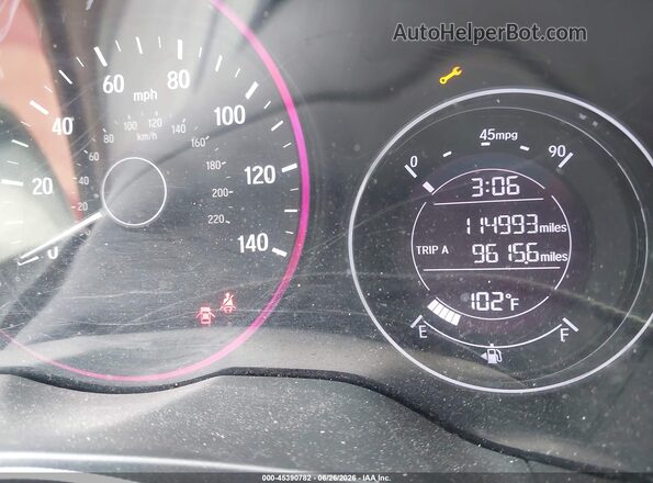 3CZRU5H33LM714188 2020 HONDA HR-V Gray Widok tylnych siedzeń