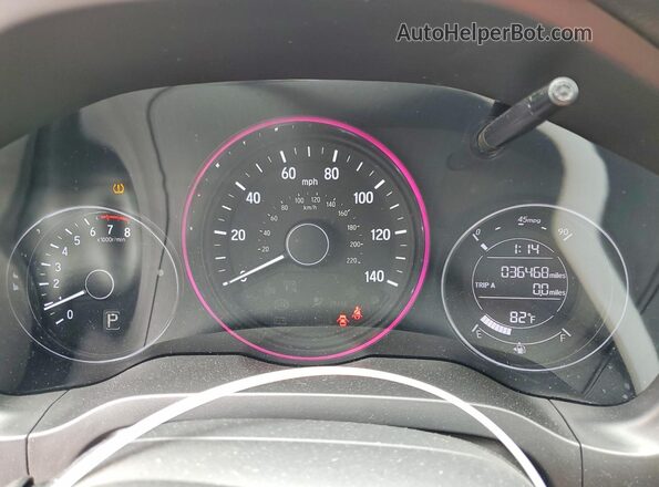 3CZRU5H33LM717009 2020 HONDA HR-V Серый Вид щитка приборов