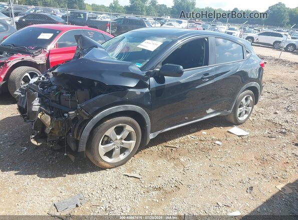 3CZRU5H34HM719374 2017 HONDA HR-V Black წინა მარცხენა ხედი სამი მეოთხედიდან