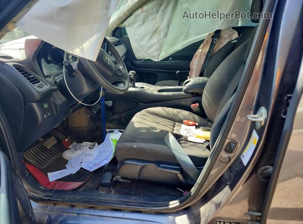 3CZRU5H34LM712305 2020 HONDA HR-V Серый Вид салона спереди