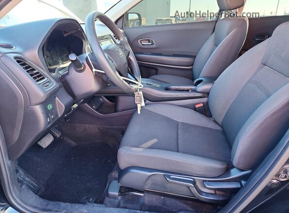 3CZRU5H34MM715822 2021 HONDA HR-V Черный Вид салона спереди