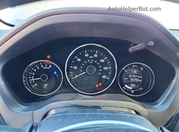 3CZRU5H34MM715822 2021 HONDA HR-V Черный Вид щитка приборов