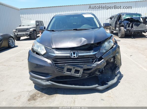 3CZRU5H35HG709161 2017 HONDA HR-V Gray ხელსაწყოთა პანელის ხედი