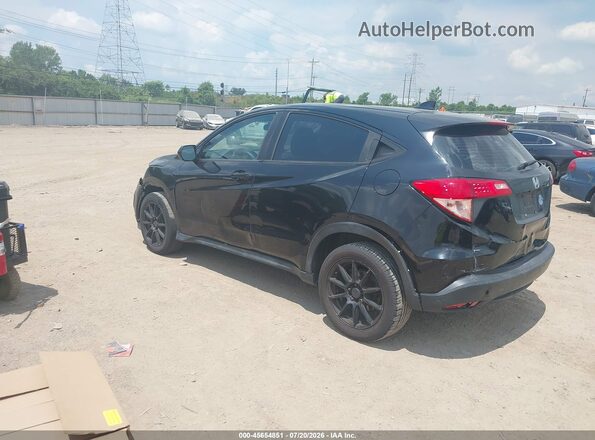 3CZRU5H35HM714071 2017 HONDA HR-V Black Trasero izquierdo