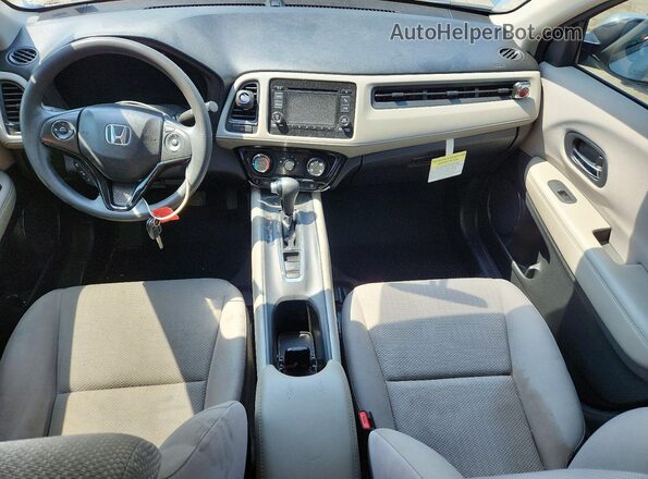 3CZRU5H35HM722980 2017 HONDA HR-V Silver Dashboard view