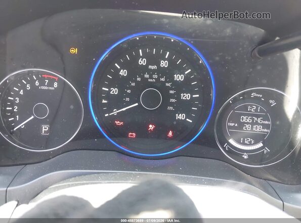 3CZRU5H36KG711394 2019 HONDA HR-V Silver Vista de los asientos traseros