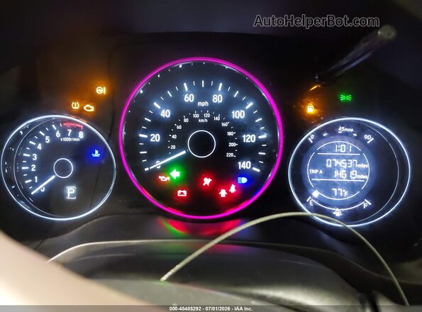 3CZRU5H36MM716311 2021 HONDA HR-V Gray Vista de los asientos traseros