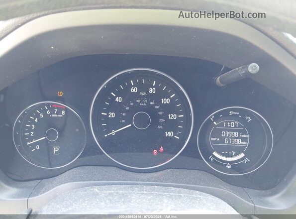 3CZRU5H36MM726207 2021 HONDA HR-V White Հետևի նստատեղերի տեսք