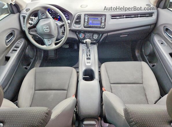 3CZRU5H37KM728822 2019 HONDA HR-V Gray Vista del salpicadero