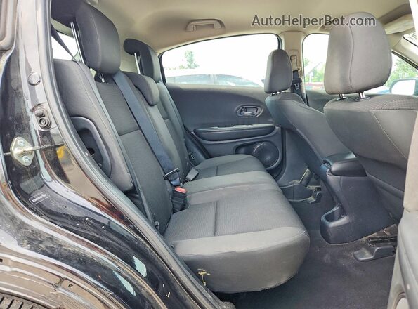 3CZRU5H37KM729341 2019 HONDA HR-V Black Вид задніх сидінь