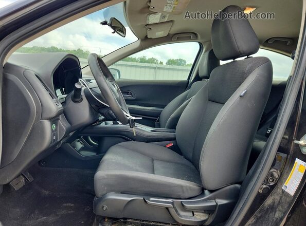 3CZRU5H37KM729341 2019 HONDA HR-V Black Вид салону спереду