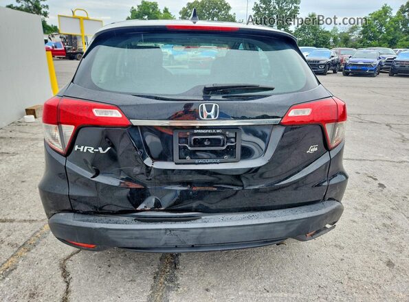 3CZRU5H37KM729341 2019 HONDA HR-V Black Вид ззаду