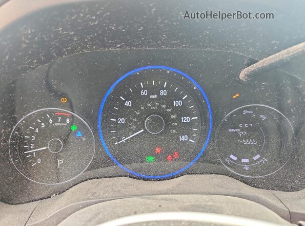 3CZRU5H37LM711312 2020 HONDA HR-V Charcoal Սարքավորումների վահանակի տեսք