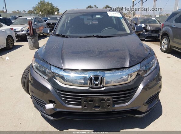3CZRU5H37NM709708 2022 HONDA HR-V Gray ხელსაწყოთა პანელის ხედი