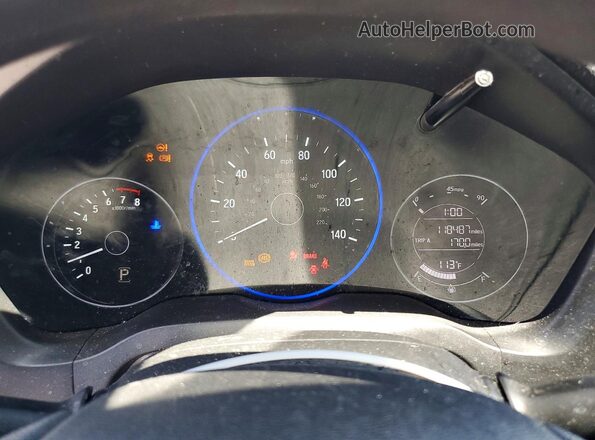 3CZRU5H38GM752537 2016 HONDA HR-V Green ხელსაწყოთა პანელის ხედი