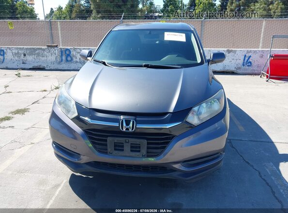 3CZRU5H39HM706698 2017 HONDA HR-V Серый Вид щитка приборов