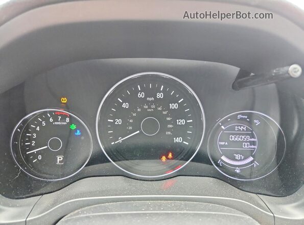 3CZRU5H39LM707231 2020 HONDA HR-V Серый Вид щитка приборов