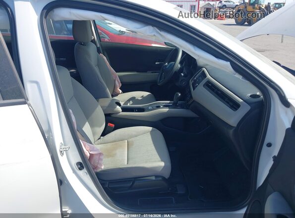 3CZRU5H3XLM707402 2020 HONDA HR-V White Вид салону спереду